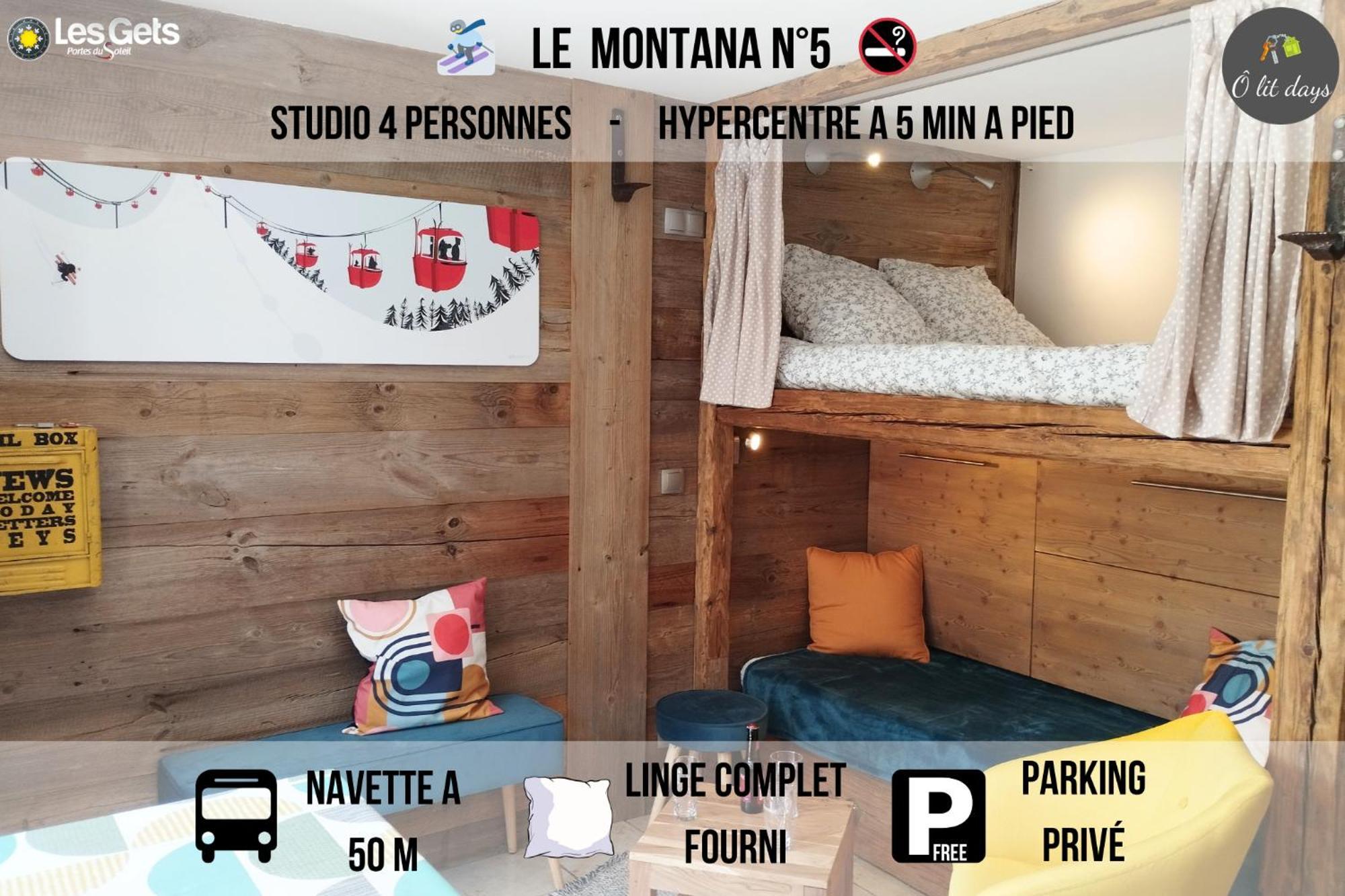 Le Montana - Rue Du Centre - Cosy Et Montagnard - Navette Apartment *